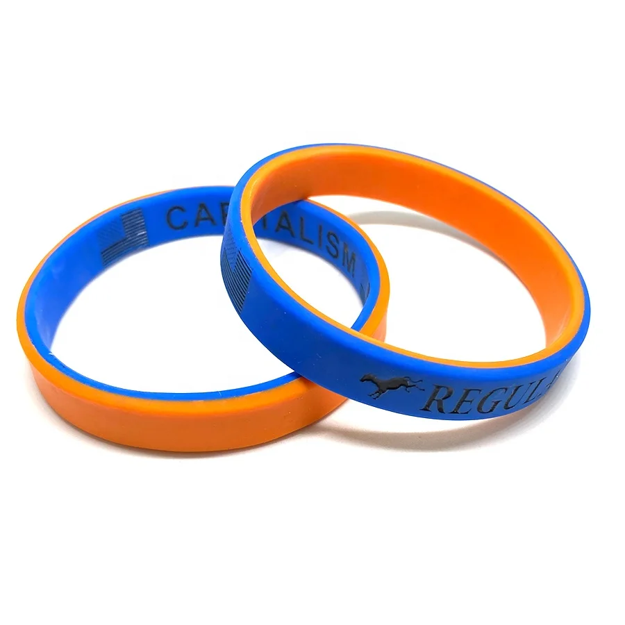 Пользовательские дешевые высококачественные беговые резиновые браслеты с принтом логотипа спортивные рекламным логотипом на