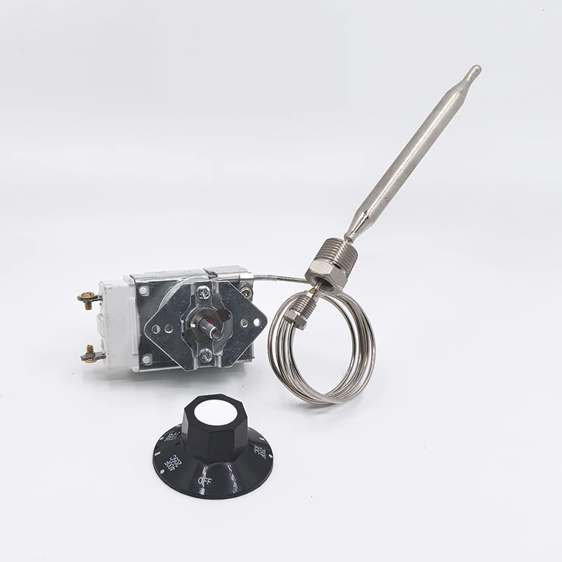 Deep Frying Fryer Accessories Control 204°/400°F 1/4" MNPT RX-1-36 Thermostat With Knob for Pitco 60125401 Fryer Replacement