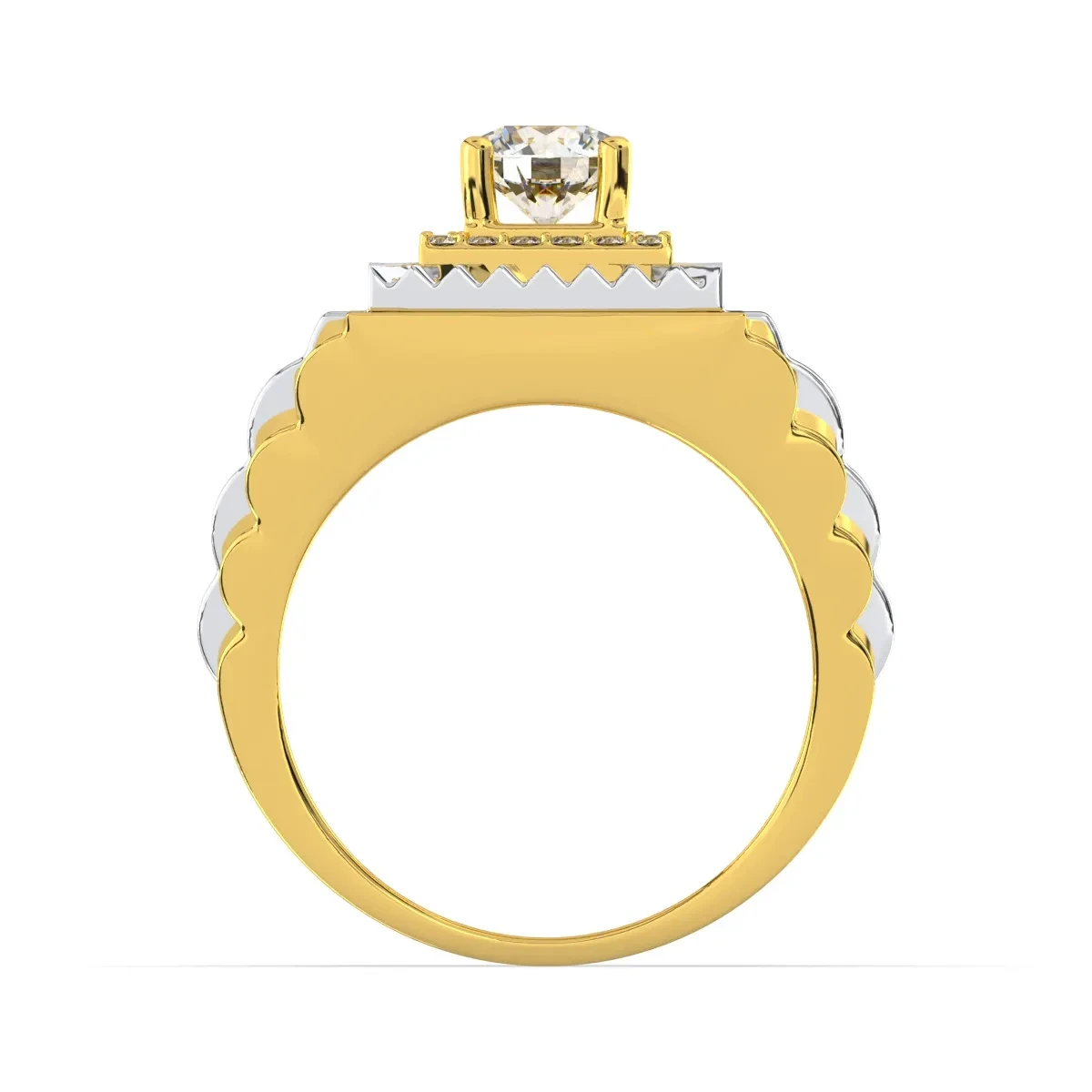 Best Selling Custom Luxury Zircon Moissanite 18k Gold Plated Stainless