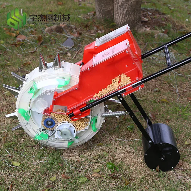 Easy Operated Manual Tobacco Seed Planter Portable Hand Push No Till Seeder