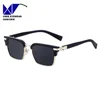 Black frame with gray lenses
