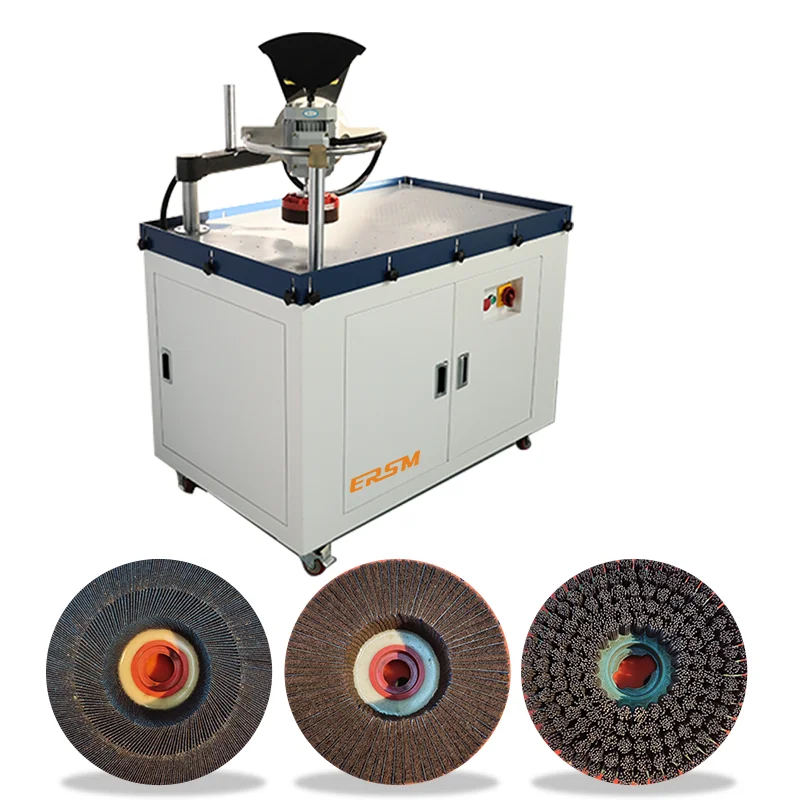 Deburring Machine With Edge Rounding Small Stainless Steel  Two Grinding Heads Sheet Metal Sheet Manual Grinding  Machine