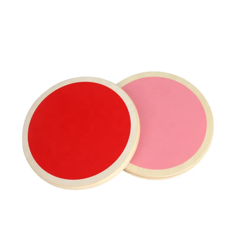 Customize Bright Colored Wooden Balanced Stepping Stone Kids Stepping Stones with 6 Colors for Indoor and Outdoor Toy