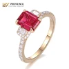 Real solid 10Kgold lab gemstone ring