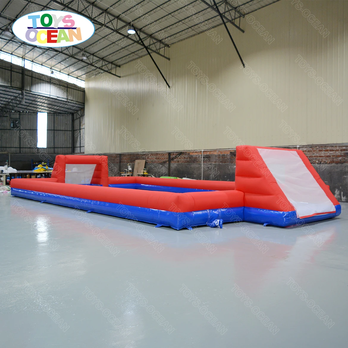 New Inflatable Soap Football Field Soccer Field For Sale Big Outdoor