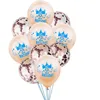 rose gold with blue rose confetti