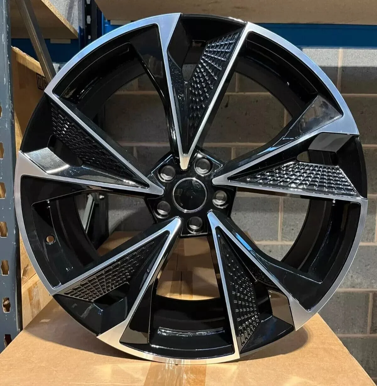 1-Piece Monoblock Wheel 5x114.3 5x120 5x112 Custom Forged Wheel 9J Et35 for bmw X4 Audi A4 A5 A6 A7 A8 RS7 2020 Style Black - Image 1