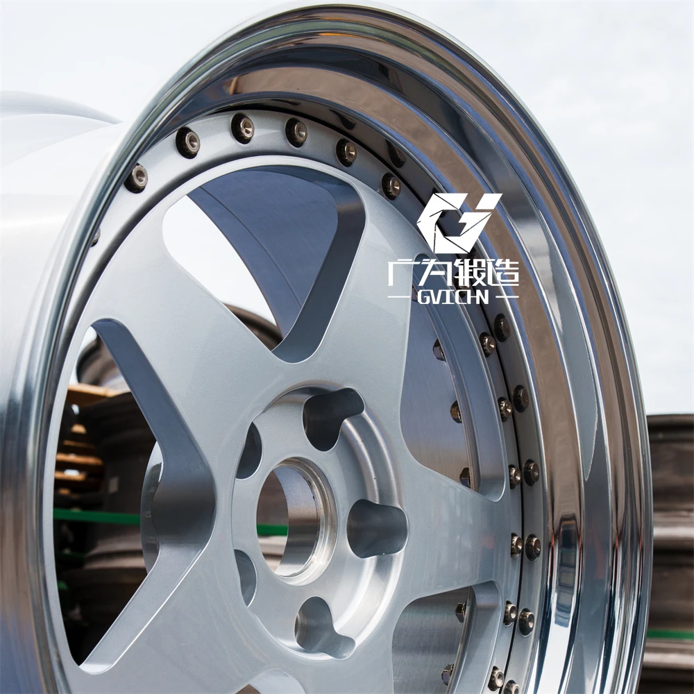 GVICHN customize Aluminium alloy rim deep concave polishing forged wheels 18 19 20 21 22 23 24 26 28 inch