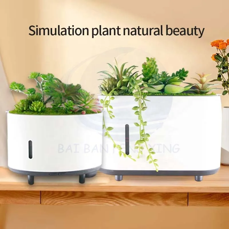 Simulation Plant Humidifier  Musician Large Mist Volume Aroma Fragrance Humidifier 6