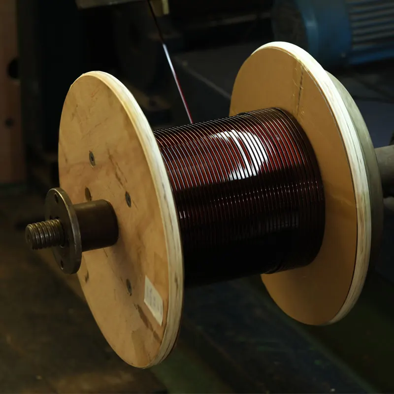 Сертификация UL, эмалированная квадратная алюминиевая обмоточная магнитная проволока, эмалированная плоская квадратная алюминиевая обмоточная проволока