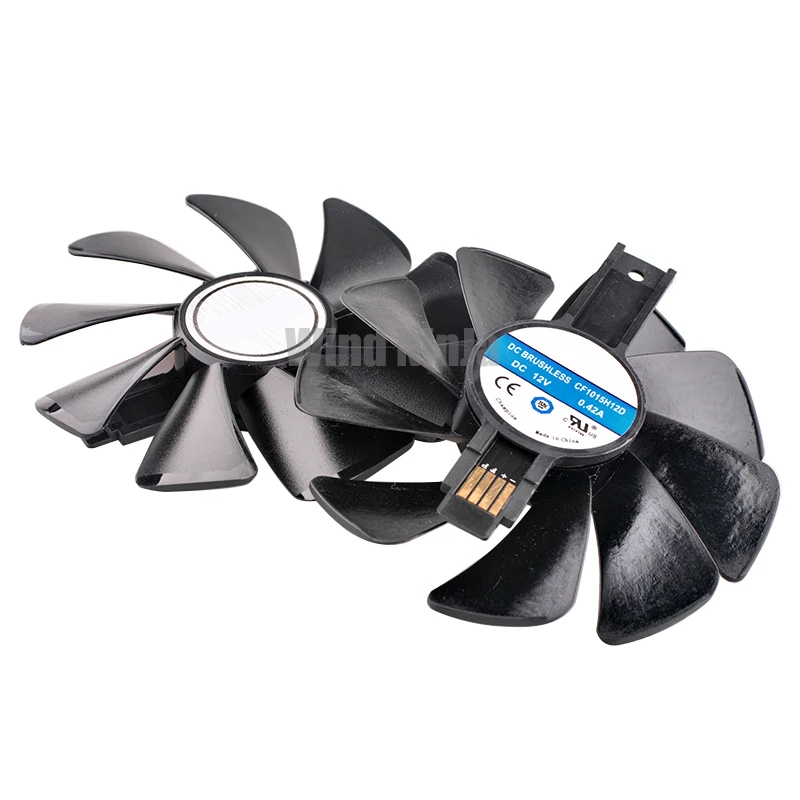 CF1015H12D FD10015M12D RX 590 580 480 470 570 GPU Cooler Fan for Sapphire RX470 RX590 RX aperçu 2