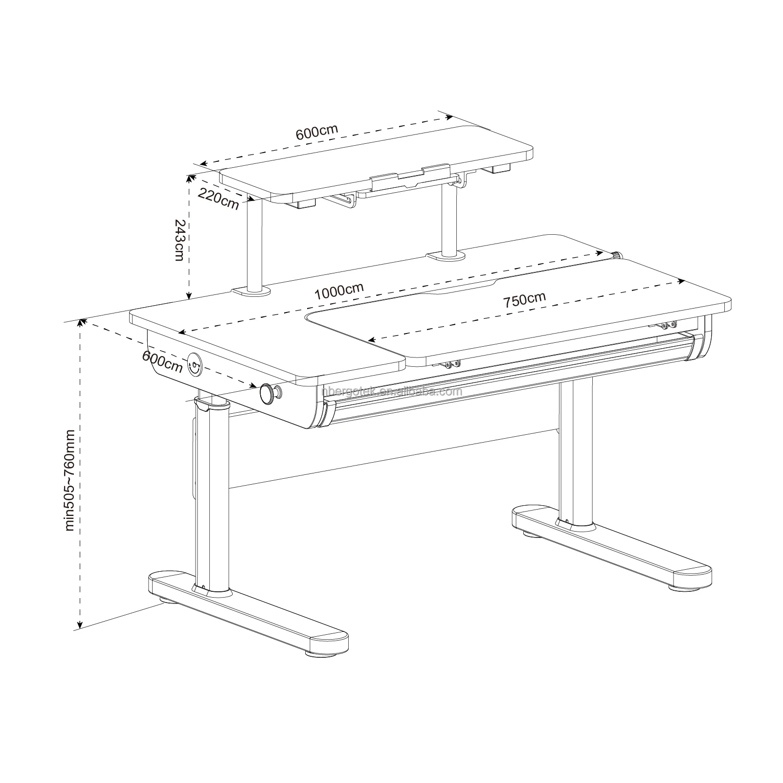 Kids Furniture Studying Desk Classical Table For Students Premium Table