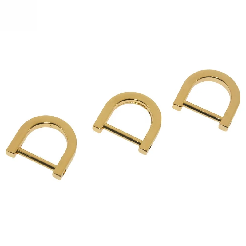 Solid Brass D-Rings, Purse & Bag Metal D Rings