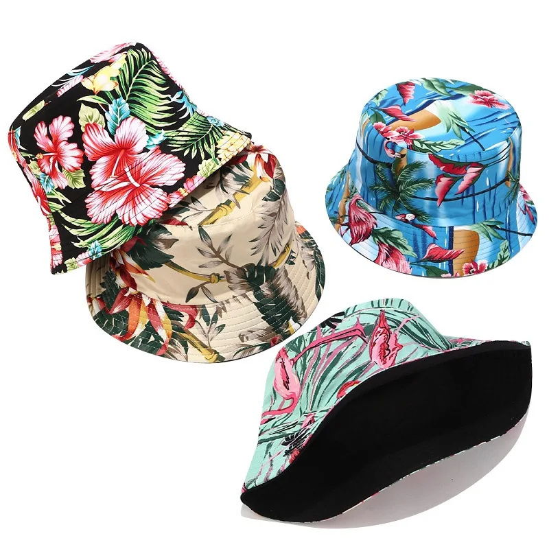 floral bucket hats for women