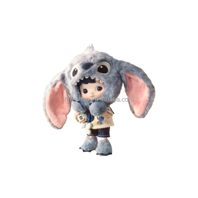 Popmart Hacipupu Stitch 1/8 Figure ハチププ Pop Mart HACIPUPU Stitch 1/8 Action Figures - Collectible Toys