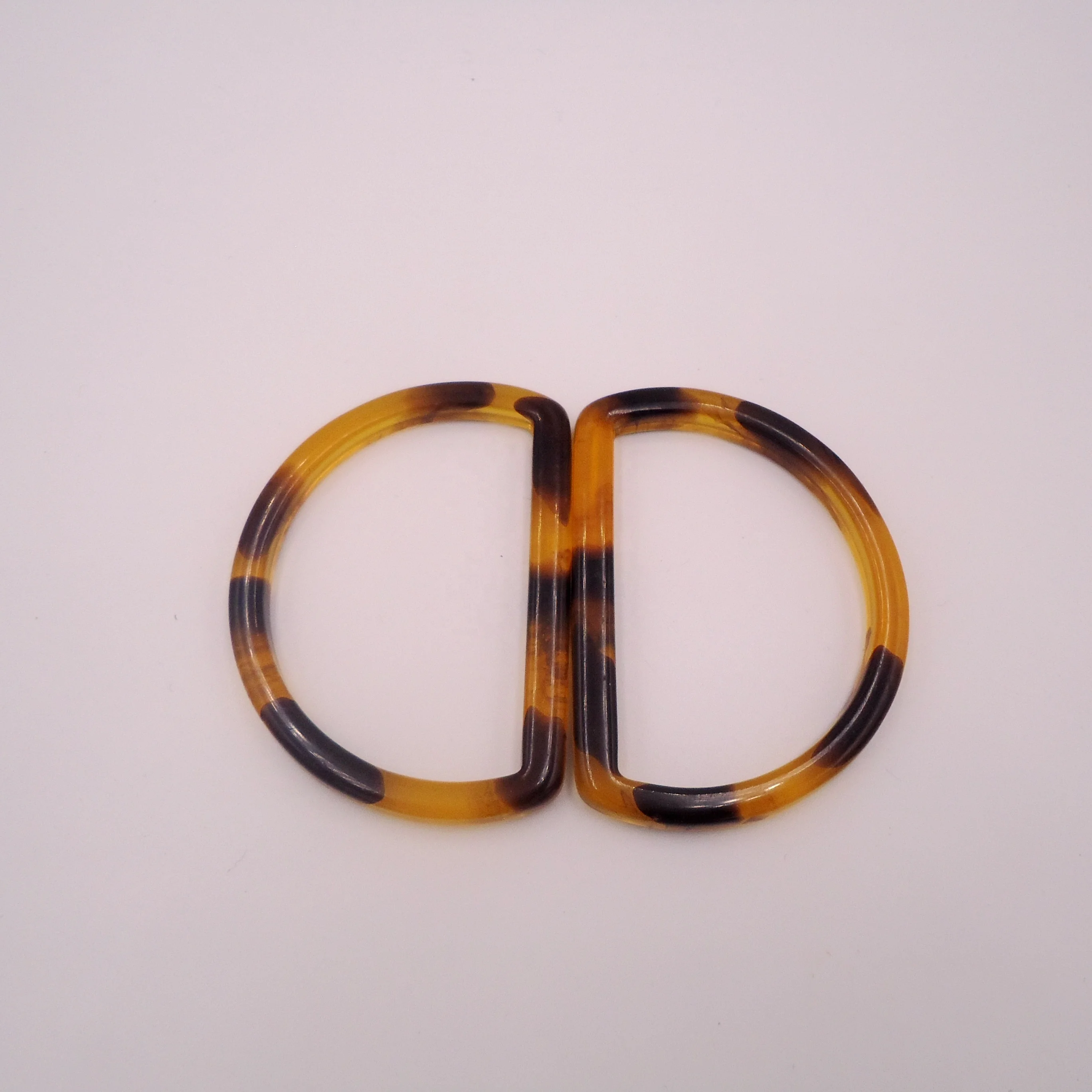 Custom Leopard Resin Plastic Tortoise d Ring Buckle