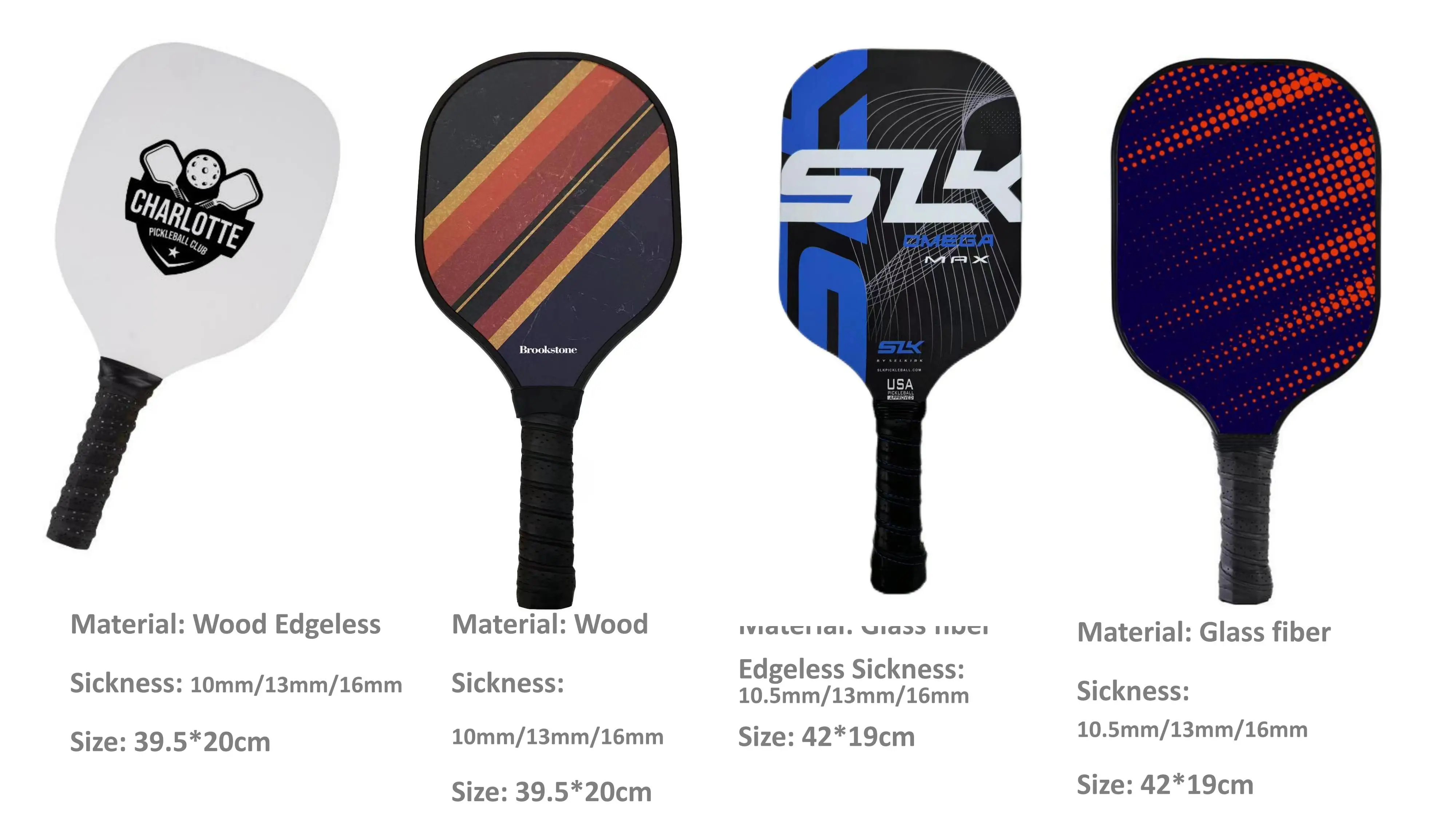 Paddle Racket Alibaba Carbon Pickleball Paddle With Hole Factory Usapa Lightweight Thermofoam ...