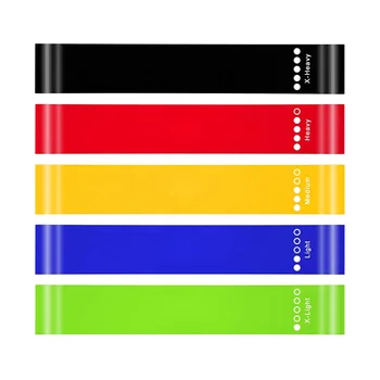 Physical Therapy Rubber Band Natural Latex Women Workout Bands Set