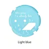 Ice Blue Dial, White Text