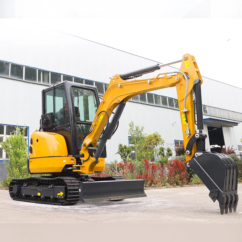 FREE SHIPPING Cheap Best 2 Ton 1 Ton Mini Excavator Mini Digger Prices Attachment Bucket 3.5 Ton Small Digger Machine Excavadora