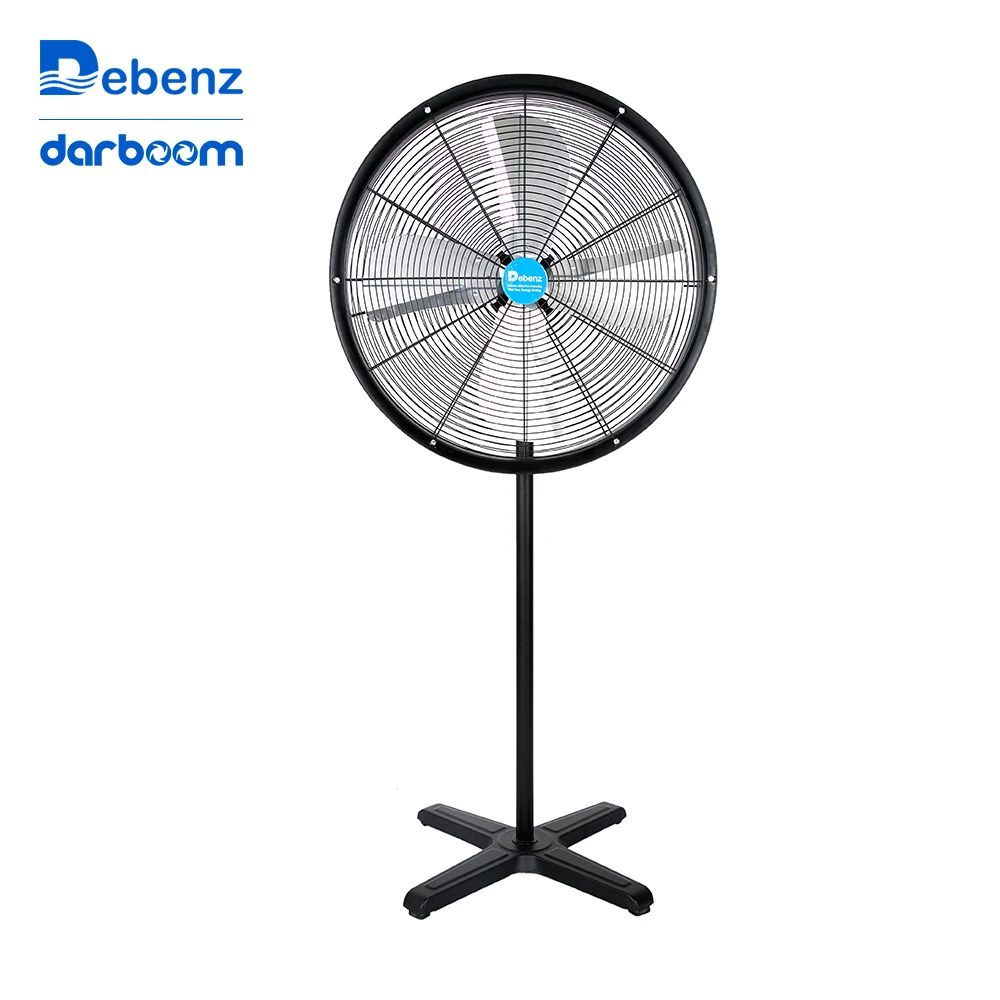 High Power Industrial No Noise Metal Blade Pedestal Fan Buy Industrial Stand Fan