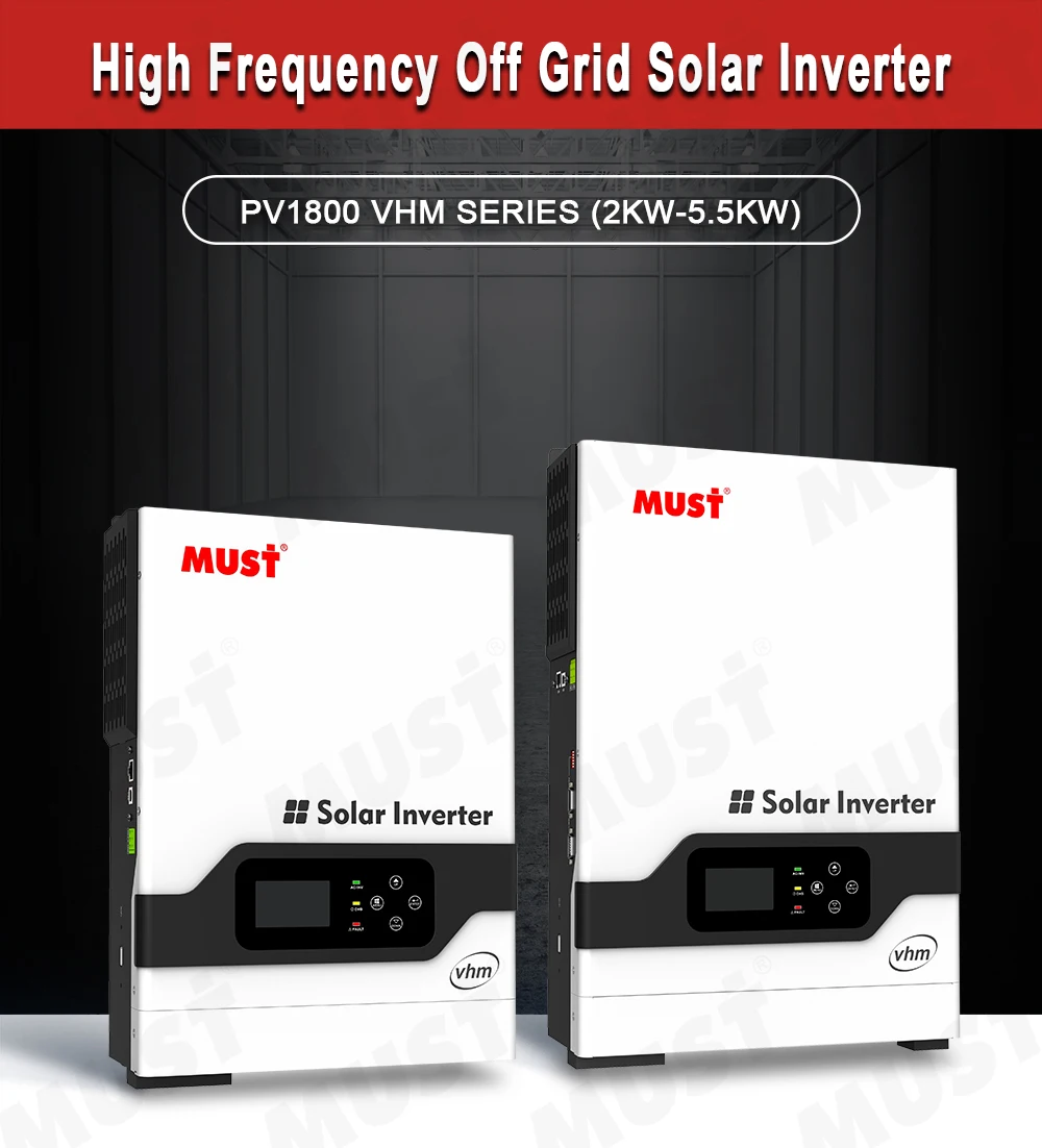 Must 3Kw Hybrid Solar Inverter PV1800 VHM best price in Kenya