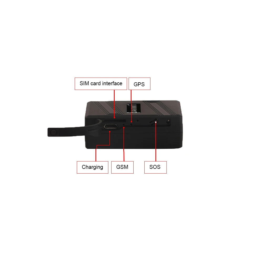 Popular Smart Mini GPS Tracker Portable Tk600 1500mAh Battery Strong Magnetic Small Tracking Device Free Tracking System APP