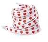 Red heart on white background