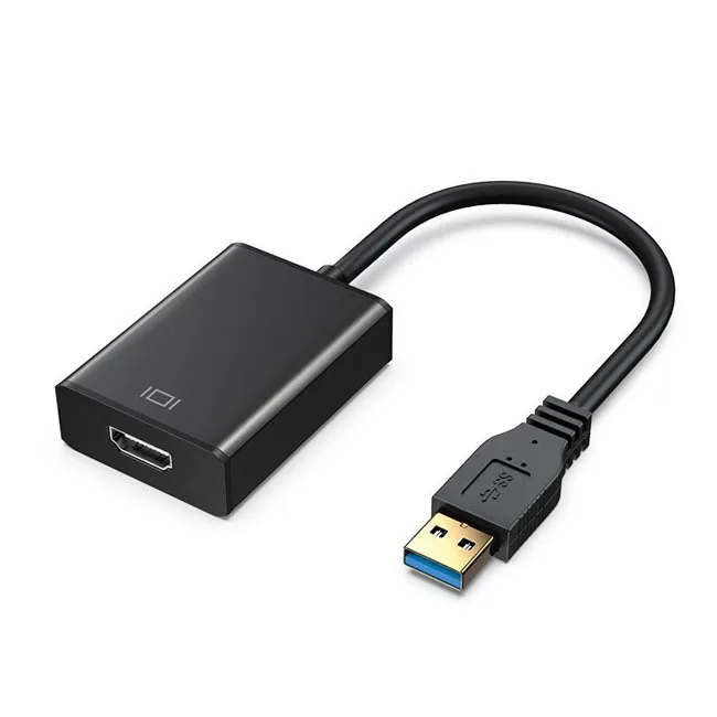 USB to VGA Cable Adapter for Windows 7/8 Multiple Monitors