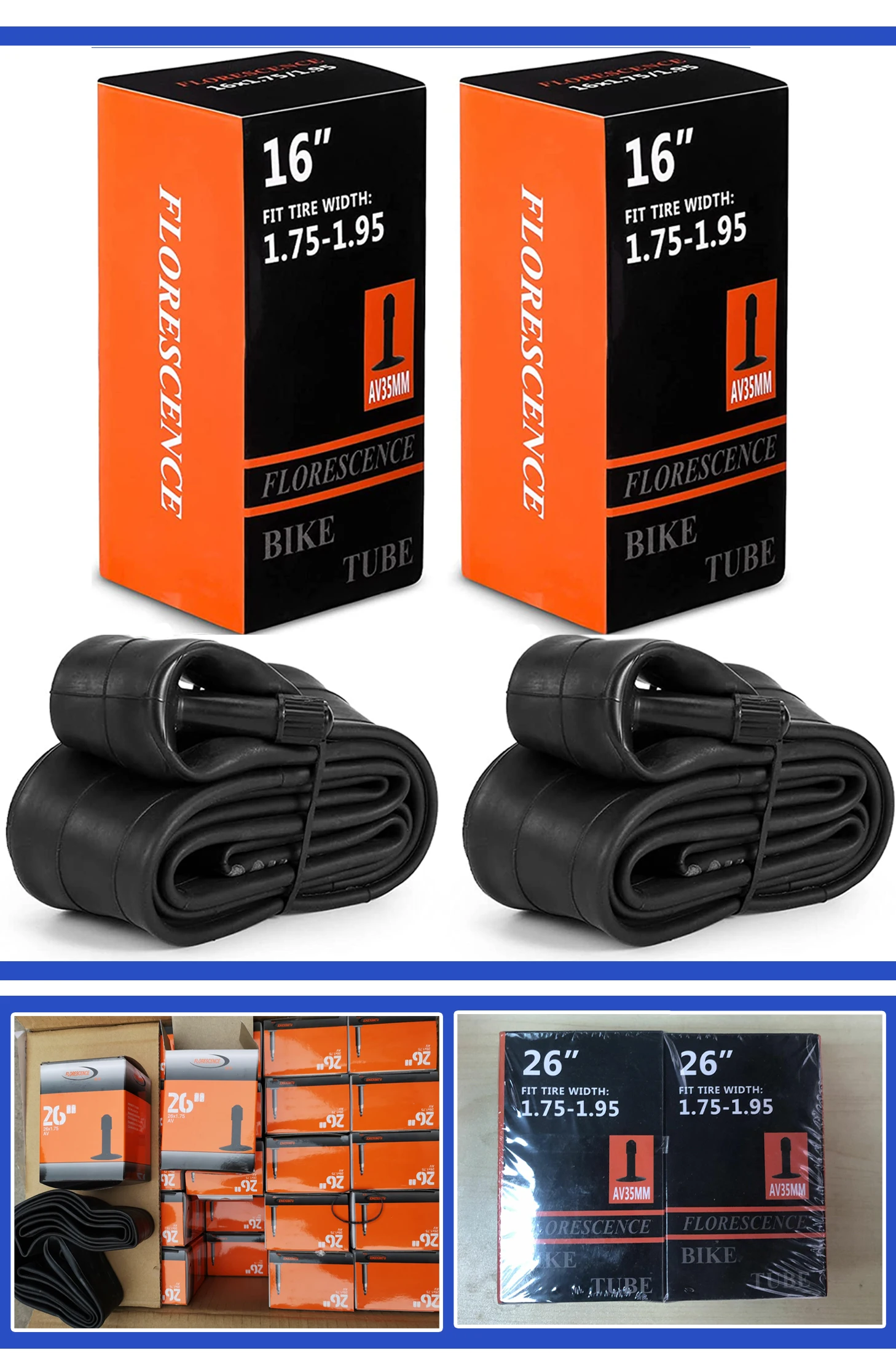700x25c Butyl Rubber Bicycle Inner Tube For Sale