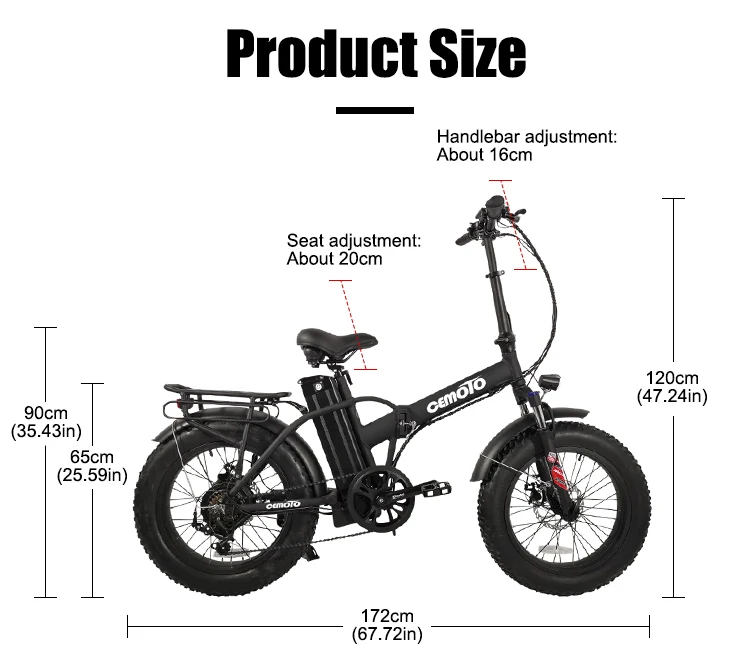 Bicicleta Electrica 500w 48v Plegable Baratas Para Adultos
