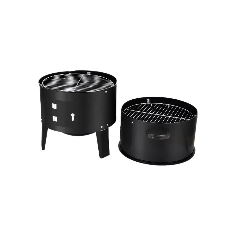 3 In 1 Outdoor Bbq Grill Space Party Travel Beer Discount Portable Charcoal Barbecue Grill
