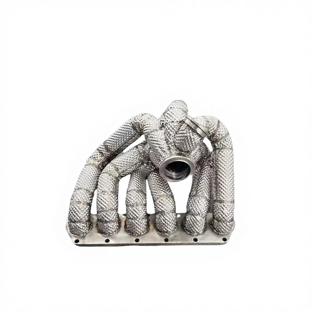 With Insulated Stainless Steel Exhaust Manifold For Volkswagen Golf R32 MK4 3.2L High Flow Exhaust