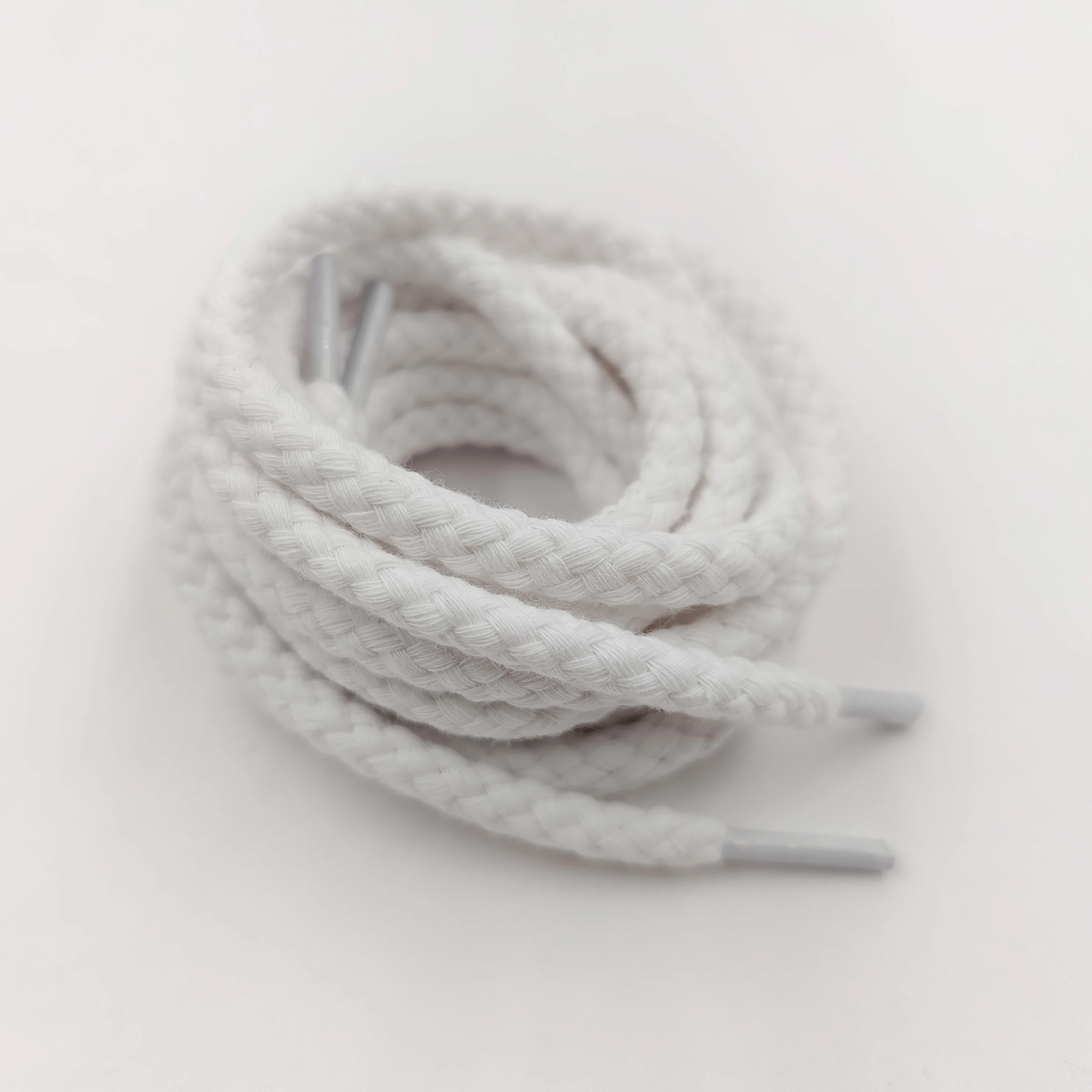 Round 6mm Thicker String Laces Cotton Rope Shoelace Round for Shoe Lace