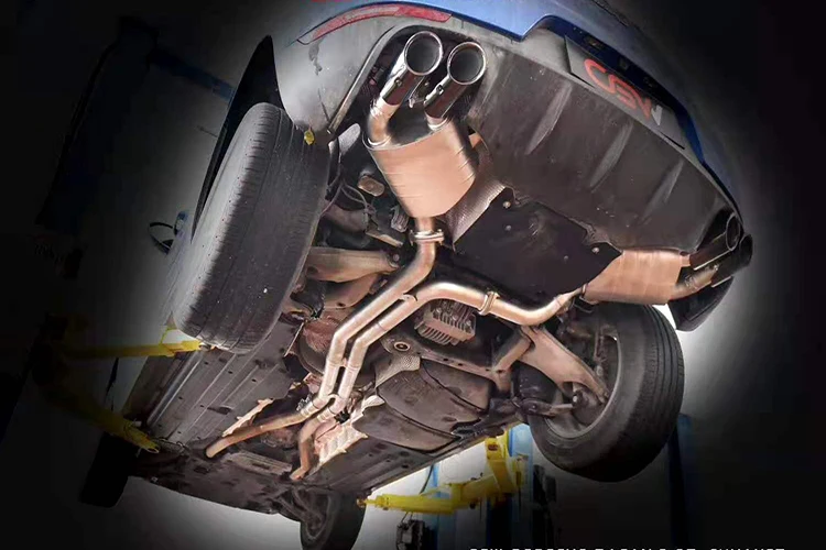 tips turbo pipe exhaust for porsche 958 958.2 exhaust system