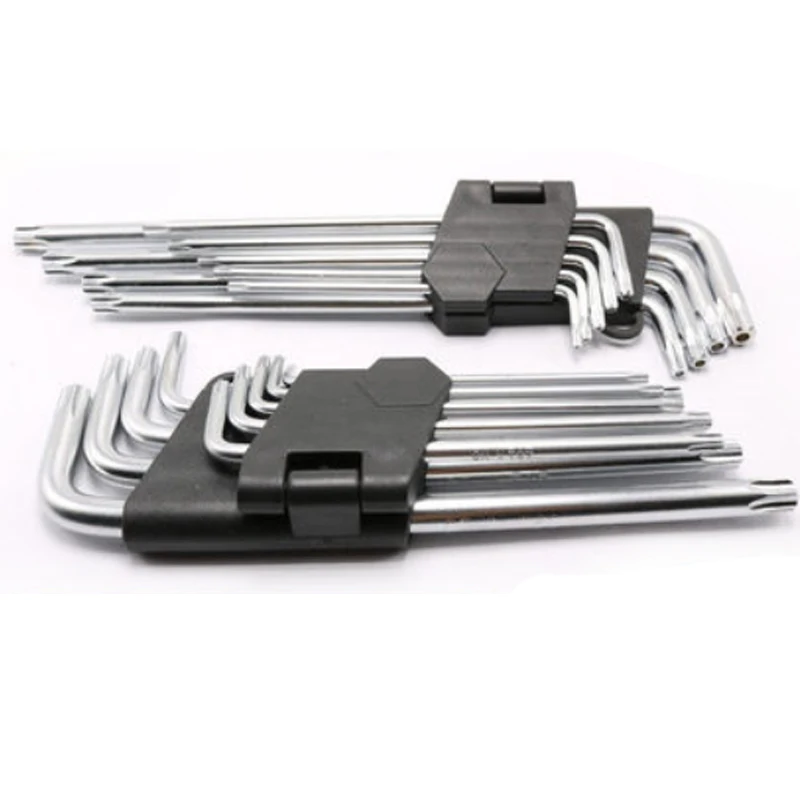 Factory Price Multifunctional Torx Wrench Keys Set Torx T6 T7 T8 T9 T10 T15 T20 T25 T27