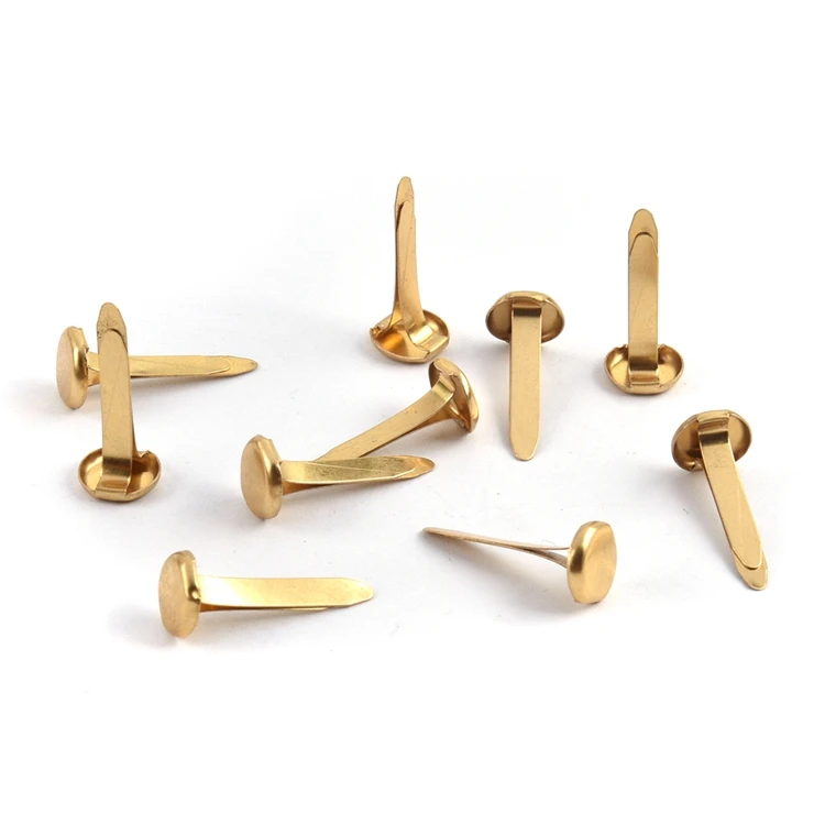 Gold Paper Fasteners - 19mm