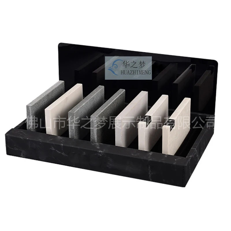Factory Custom Paper Marble Box Sample Paving Stone Sample Box Granite square Tile Display Box for Product Sample case