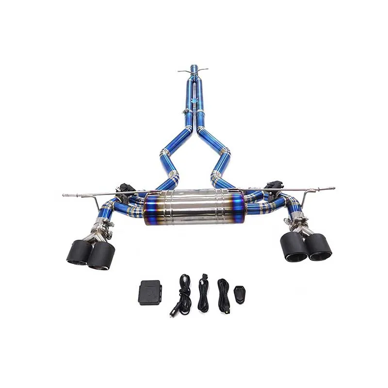 ING Titanium Alloy Exhaust System Performance Catback for Land Rover Defender 110 P400 3.0T Muffler With Valve Car Accessories