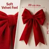 A bright red bow,25*20cm