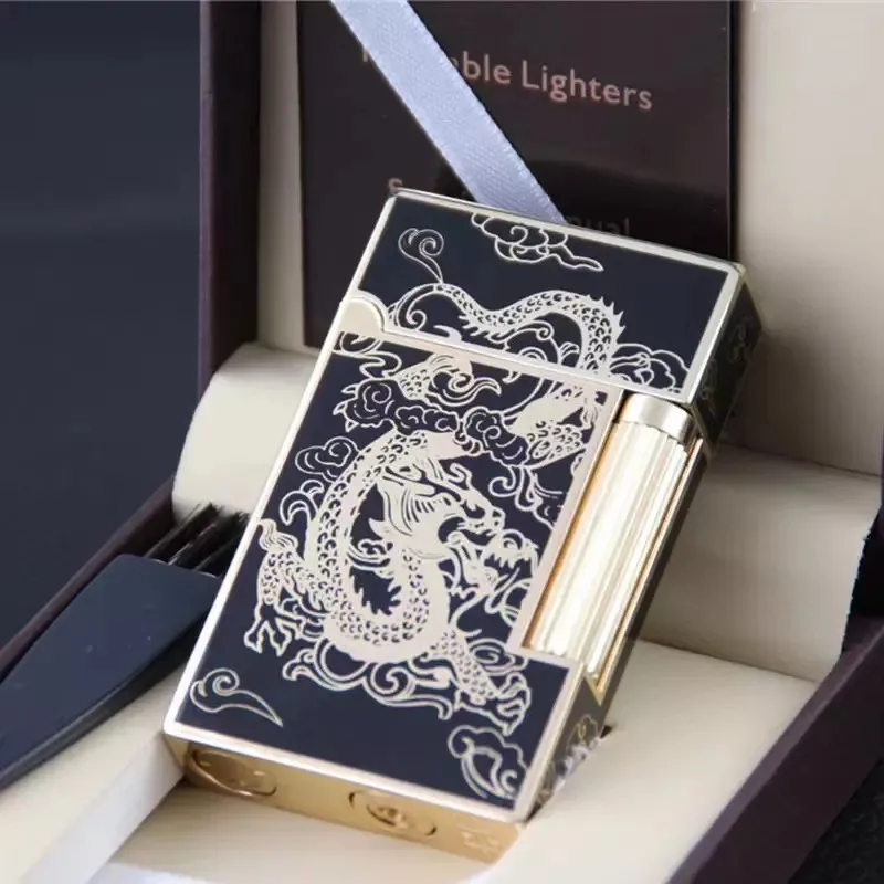 Custom Vintage Classic Kerosene Oil Dragon Lighter Cigarette With Gift