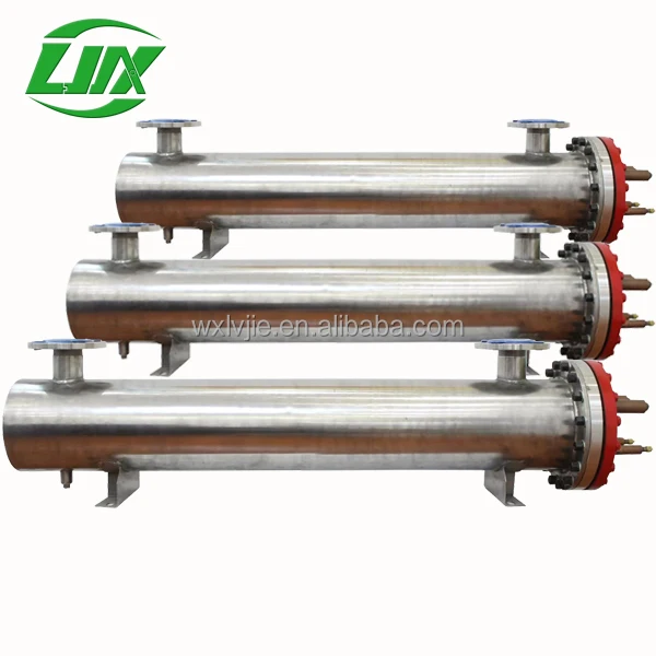 Double System Shell and Tube Heat Exchanger 304 Stainless Steel Evaporator  Can Be Customized