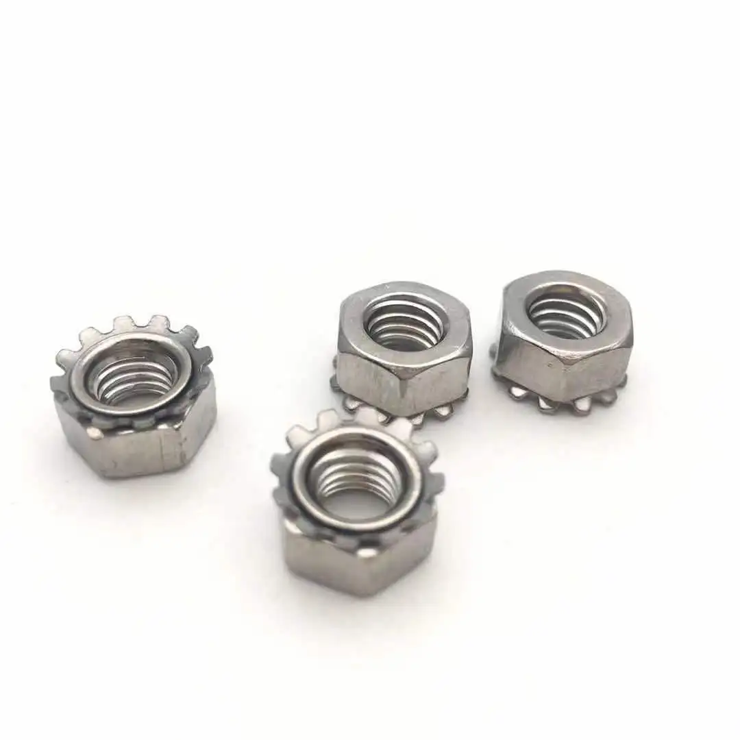 M3 M4 M5 M6 M8 304 Stainless Steel Multi Tooth Klock Nut Gear Toothed Lock Kep Washer Nut Buy