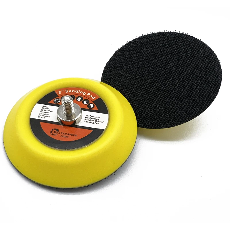 Sanding Pad Hook and Loop M6 M8 Backing Pad details