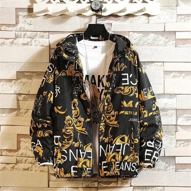 Fashion Brand Spring Autumn Men Casual Stree ral Hoodie Jacket Man Waterproof Clothes Mens Windbreaker Coat Male_voghion.com