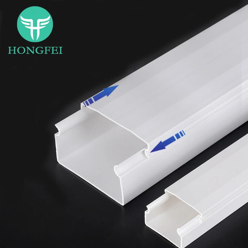 PVC Cable Trunking Wiring Ducts Trunkings PVC Waterproof and Flame Retardant