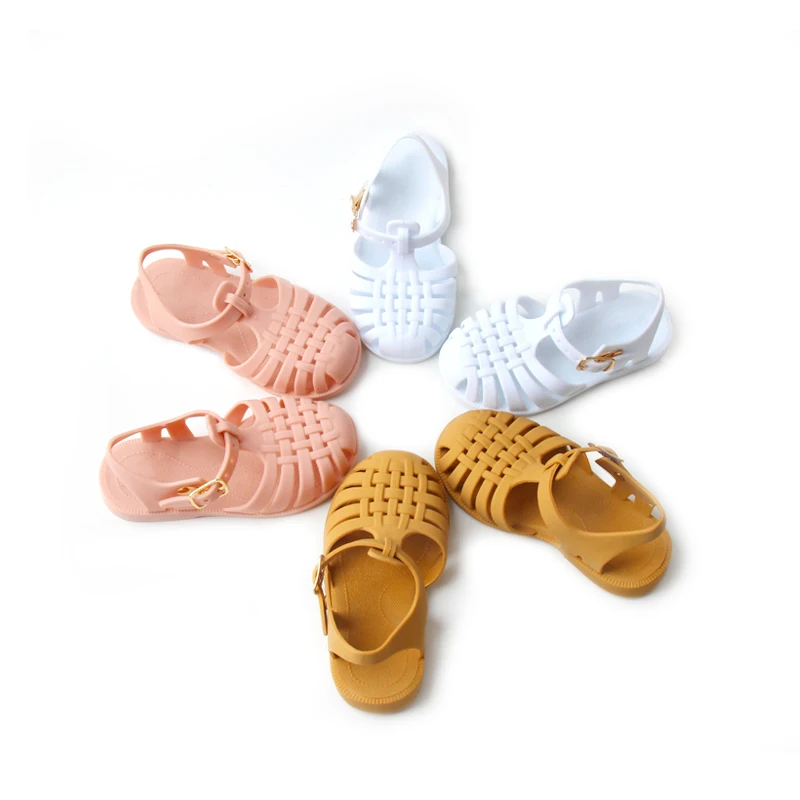 Wholesale PVC Jelly Sandals Kids Summer Girl Shoes Jelly Sandals