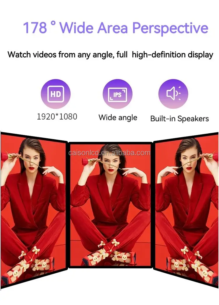 32-Inch High Brightness Display 1000-3000 nits Digital Stand Android Floor Stand for Window Display Advertising Screen factory