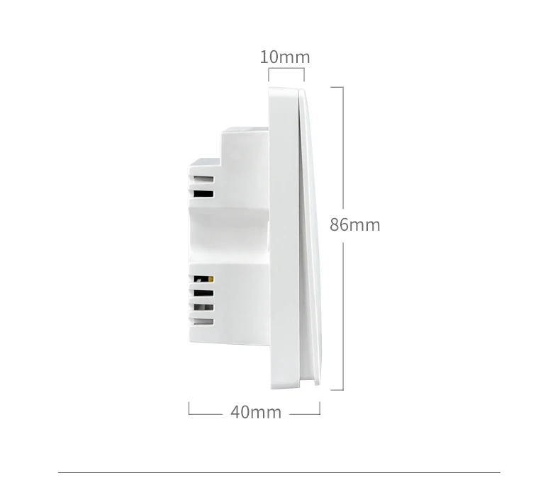 Tuya smart curtain controller smart life app control AI voice control UK standard button curtain motor switch