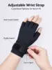 Gants sans doigts infusés de cuivre avec dragonne